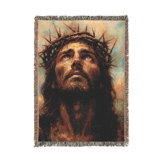 Crown of Thorns Jesus Blanket